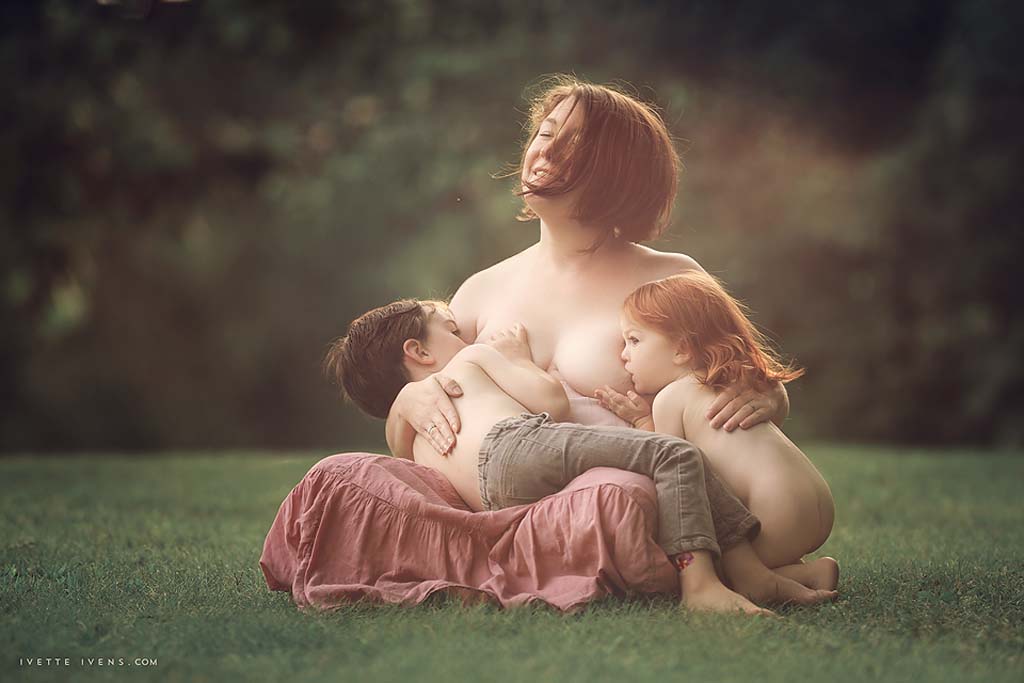 Breast feed nude