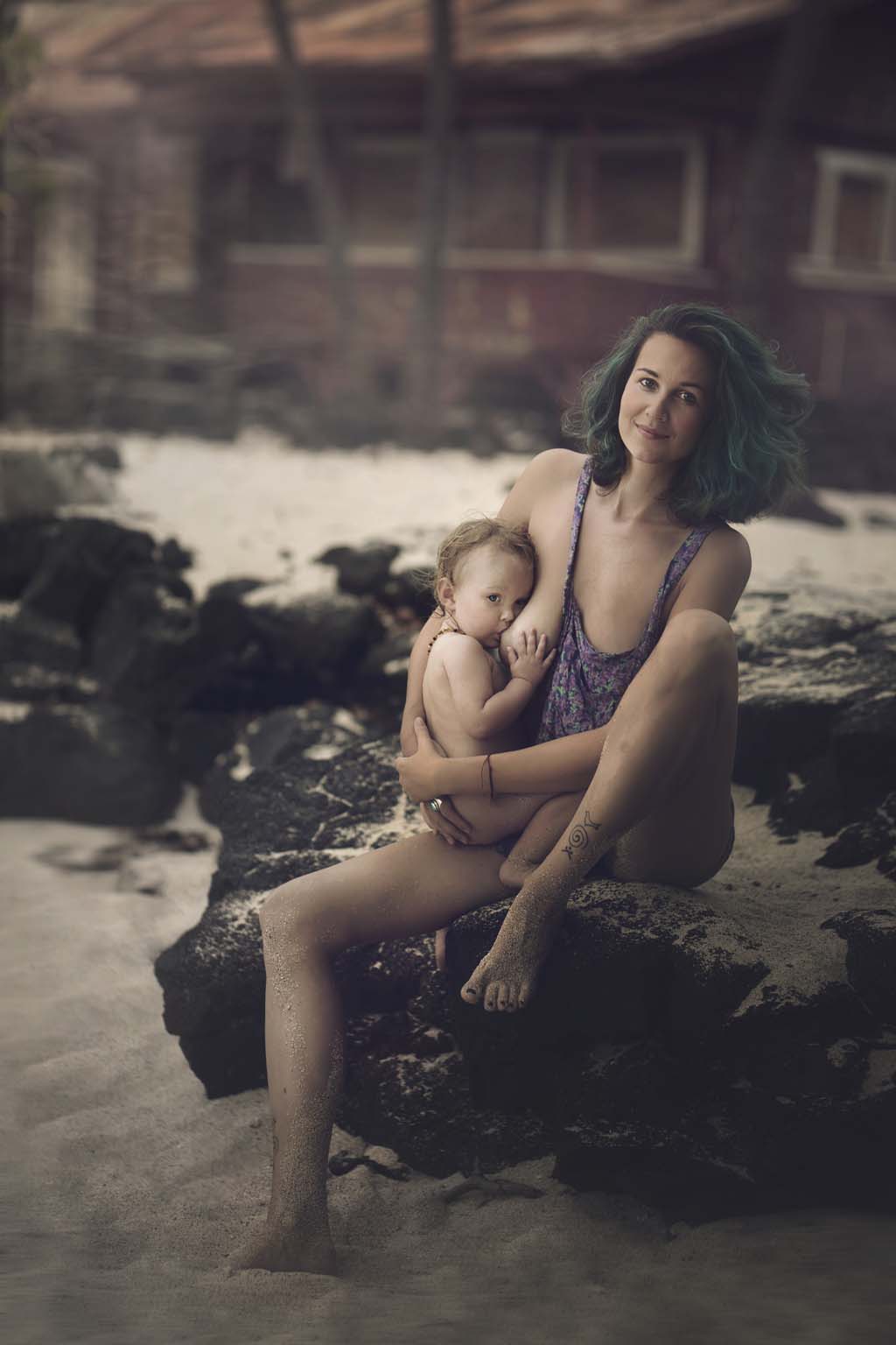 beautiful girls breastfeeding