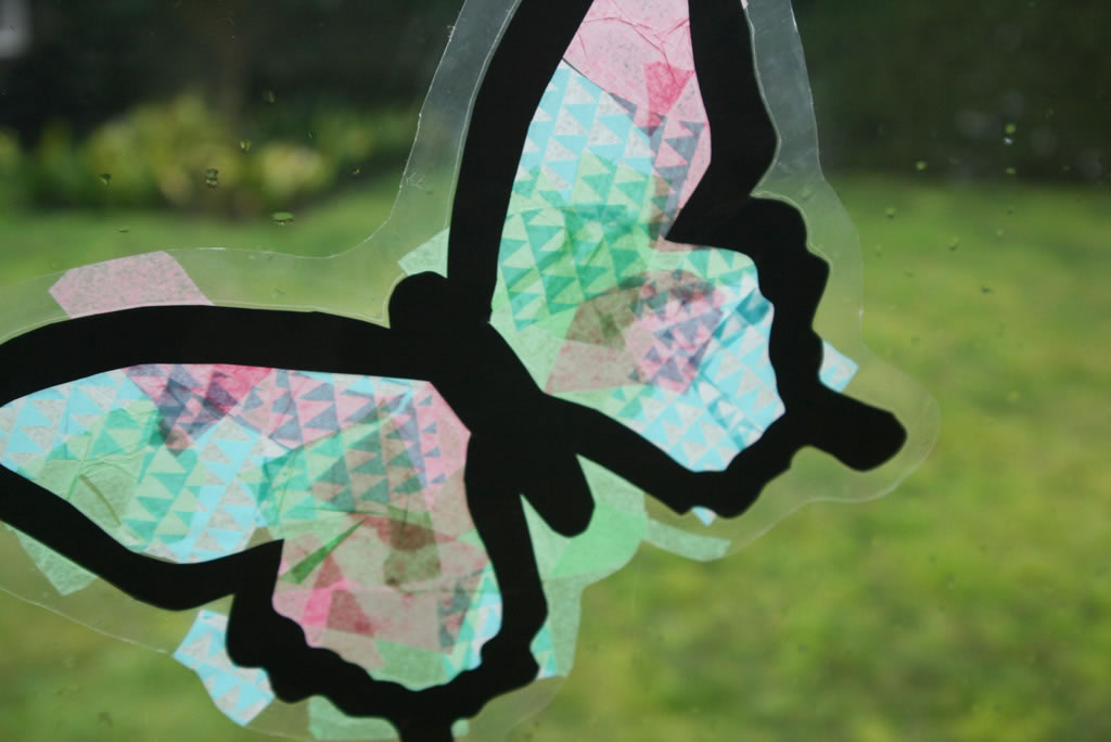 BUTTERFLY STAINED-GLASS WINDOWS - The Natural Parent Magazine